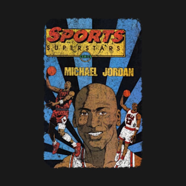 Vintage Sports MJ by Kupka Abstract 