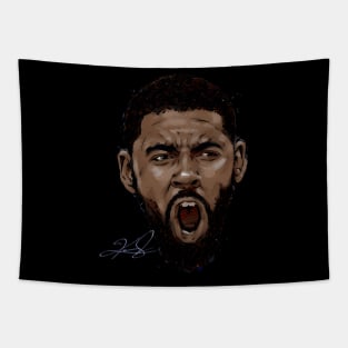 Kyrie Irving Dallas Scream Tapestry