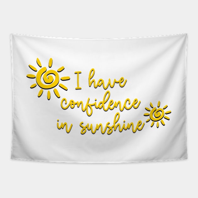 Sound of Music I Have Confidence in Sunshine Tapestry by baranskini