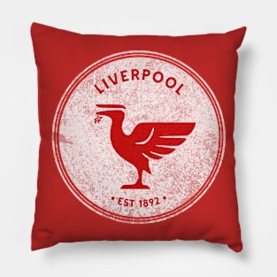 Liverpool Liverbird Small RED Vintage Retro Pillow