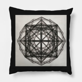 Geometron wireframe Pillow