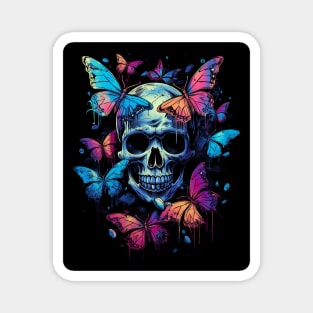 Fairy Grunge Fairycore Aesthetic Skeleton Butterfly Gothic Magnet