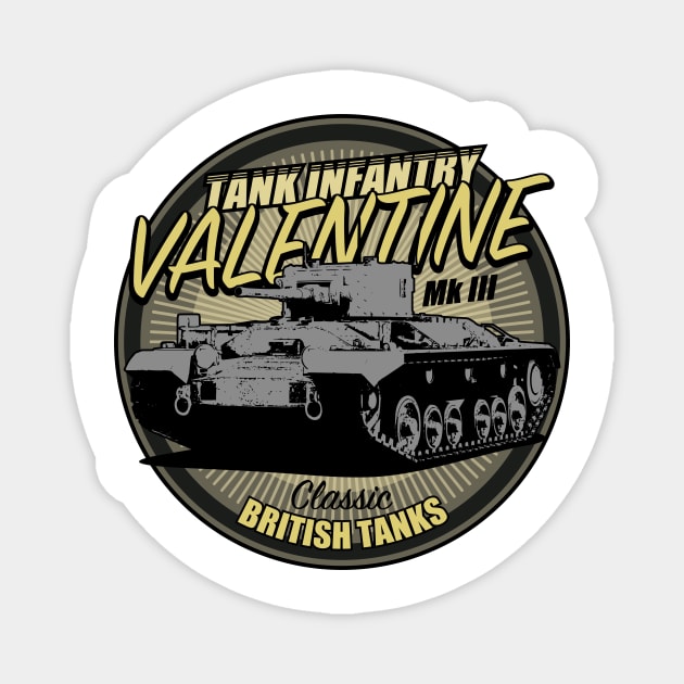 Valentine Tank Magnet by Firemission45