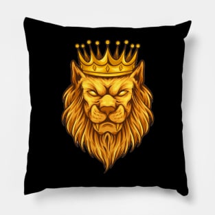 Lion King Golden Crown Pillow