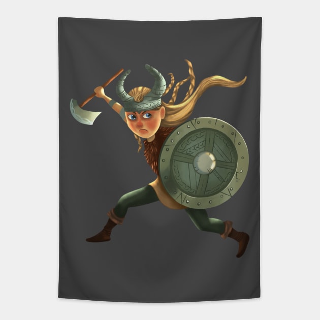 Viking warrior Tapestry by JakoRila