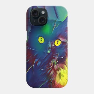 Hank of Insta Black Cat Phone Case