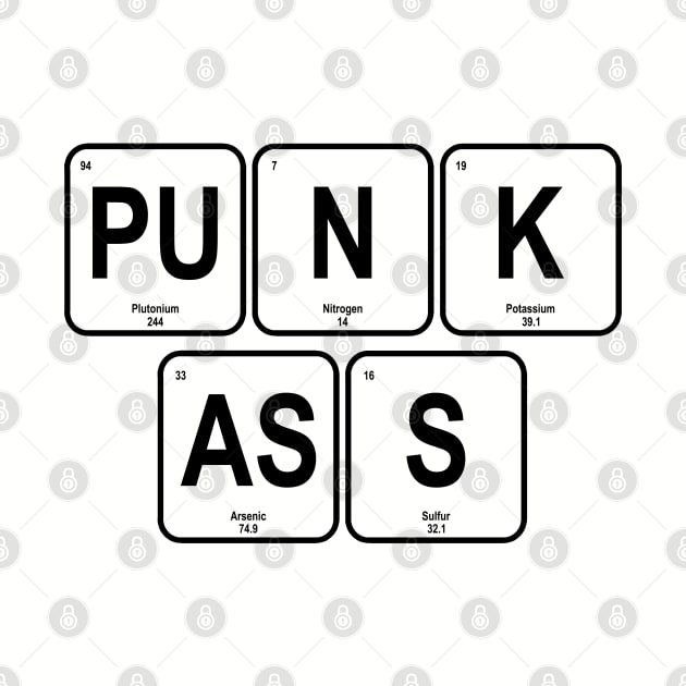 Punk Ass Periodic Table by esskay1000