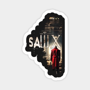 SAW X ( saw 10 )Tobin Bell as John Kramer movie graphic design poster Magnet