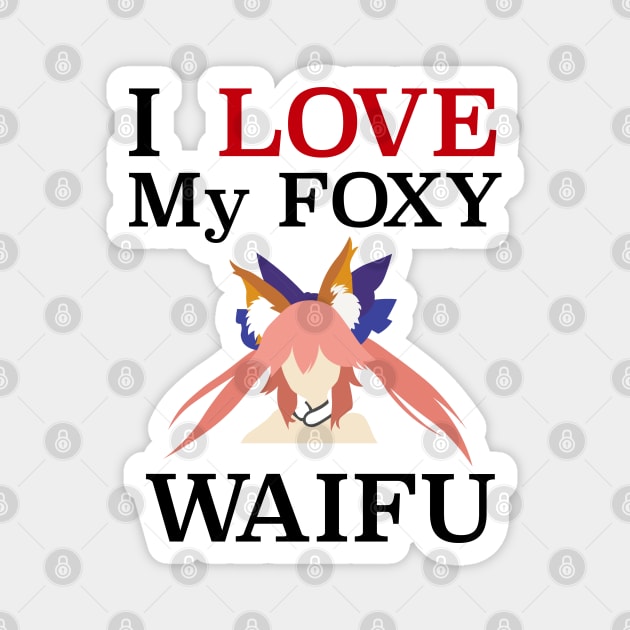 Foxy Waifu Magnet by TwilightEnigma