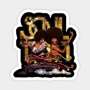 Black History - Soul Train 1971 Magnet