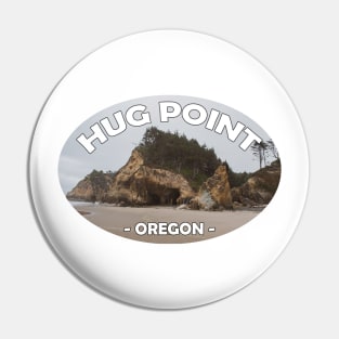 Hug Point Oregon Pin