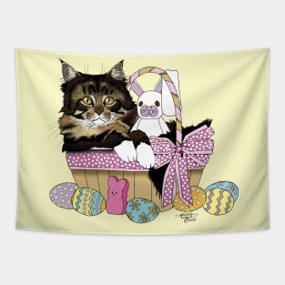 Easter Kitten Tapestry