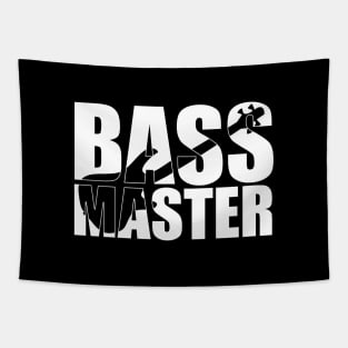 BASS MASTER funny bassist gift Tapestry