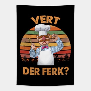 Vert Der Ferk The Swedish Chef Tapestry