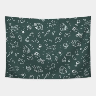 THE EVERYTHING OUTDOOR ADVENTURE PRINT Tapestry