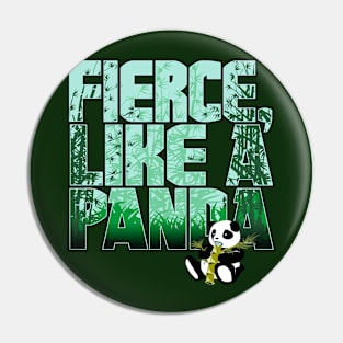 Panda Fierce Pin