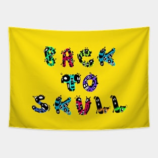 Back to Skull Tapestry