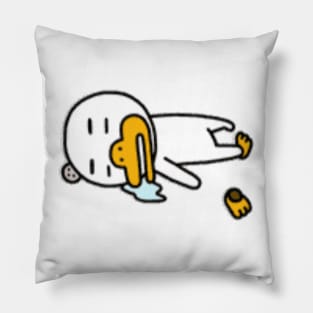 KakaoTalk Muzi and Con Character (Knocked Out) Pillow