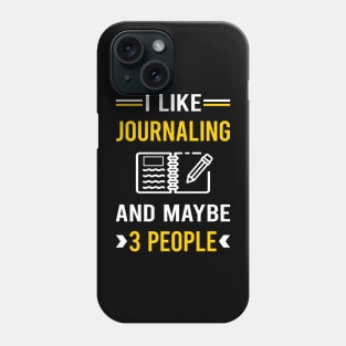 3 People Journaling Phone Case