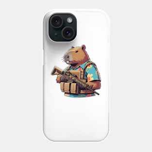 tactical capybara Phone Case