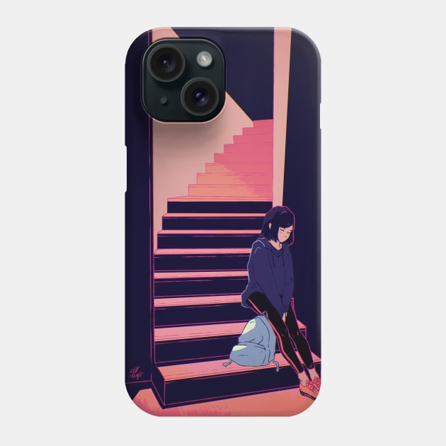 Waiting Phone Case by eatslugs