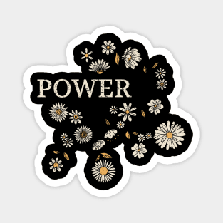 Flower Power – Retro Hippie Daisy Aesthetic Magnet