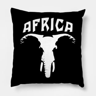 African Elephant Face | Africa Pillow