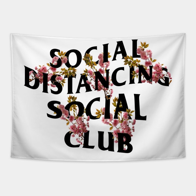 social distancing social club Tapestry by Kcgfx