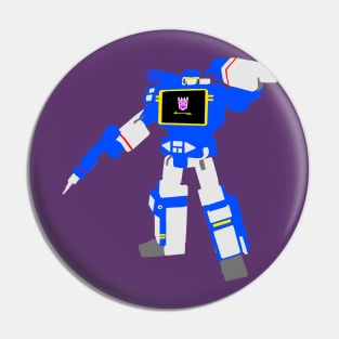 Minimalist Soundwave Pin