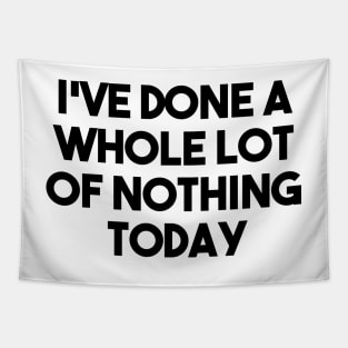 I've done a whole lot of nothing today Tapestry