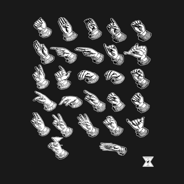 American Sign Language Chart ASL Deaf Language by encycloart