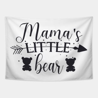 Mama's Little Bear Cute gift for baby Tapestry