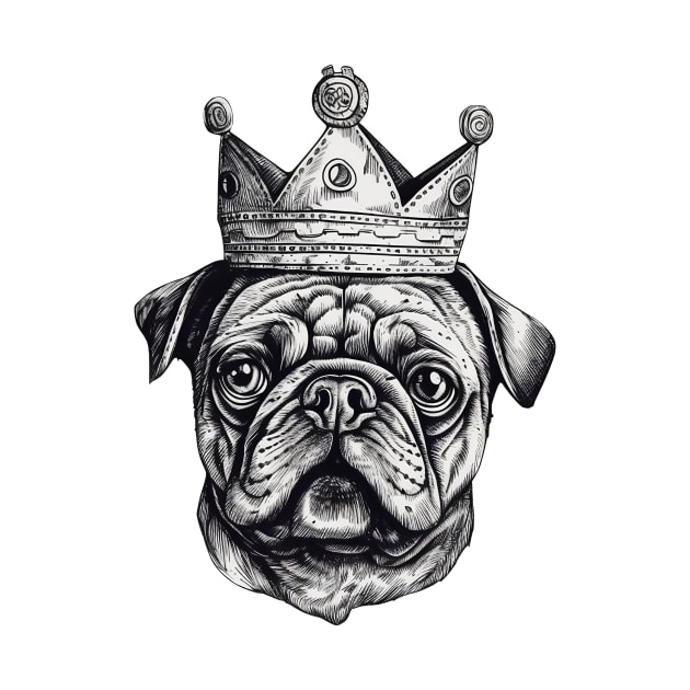 Majesty the Pug by stkUA