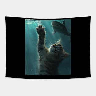 Cat Paws Patterns Tapestry