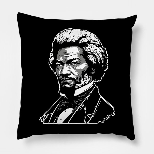 Frederick Douglass Pillow by UrbanLifeApparel