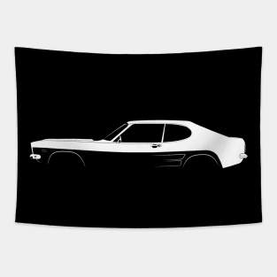 Ford Capri Mk I Silhouette Tapestry