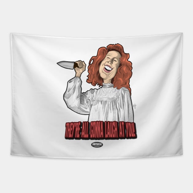 Margaret White Tapestry by AndysocialIndustries