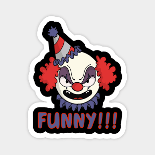 Scary Clown Magnet