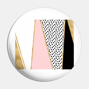 Evocative glamourous golden blush Pin