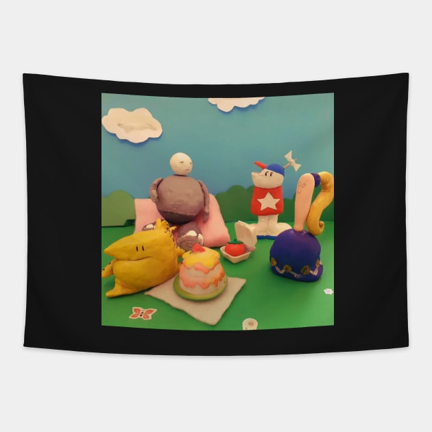 Clay creatures from Home star runner Tapestry by xxlisagamerxx