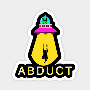 Abduct cat Magnet