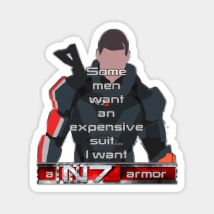 I want a N7 Armor (Maleshep) Magnet