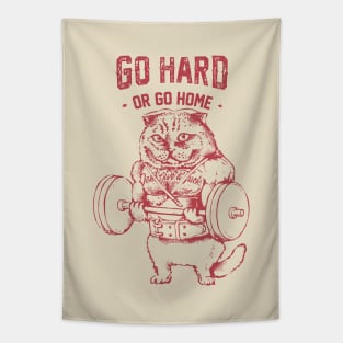 Go Hard or Go Home Scottish Fold Tapestry