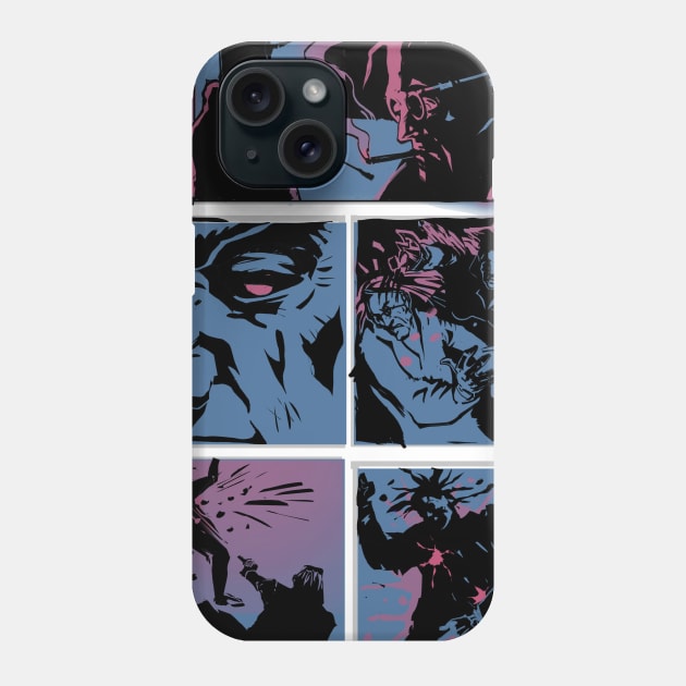 Comic page Panel frame Phone Case by SHCHERBAK