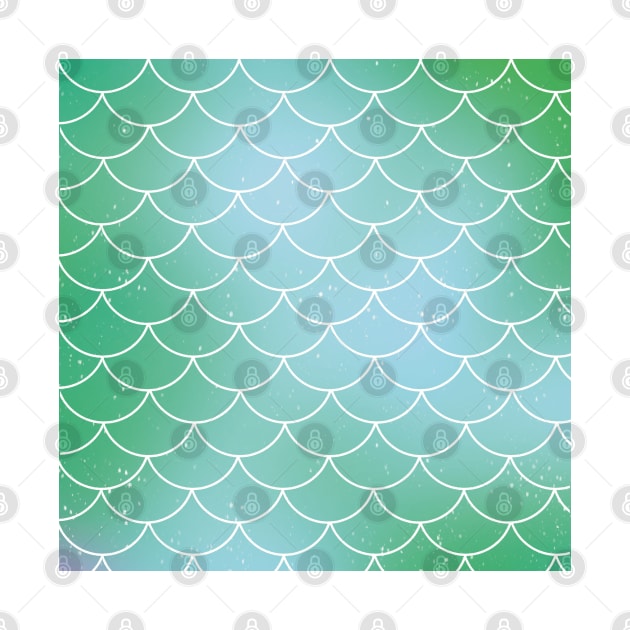 Mermaid scale pattern by Xatutik-Art