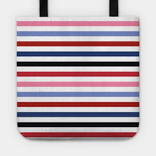 color stripes 2 Tote