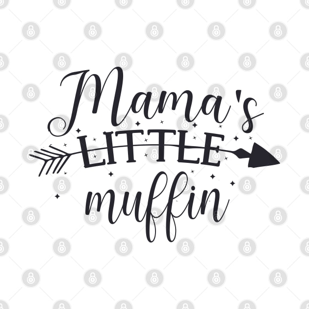 Mama's Little Muffin Mama's Little Treasure Cute gift for baby by BoogieCreates