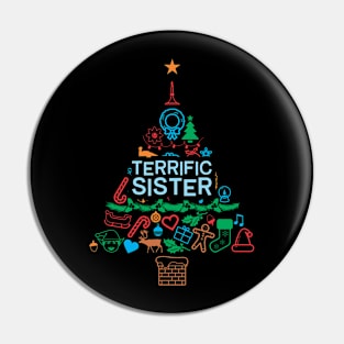 Terrific Sister - Xmas Tree 2 - Christmas Pin