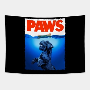 Whisker Wonders Schnauzer PAWS, Trendy Tee for Dog Lovers Tapestry