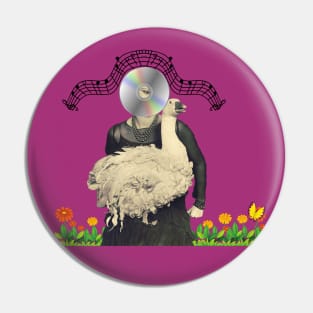 Opera Singer Goose with Supportive Mom | Mother's Day Pin